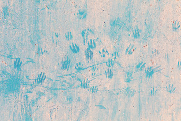 Creative bright metallic background. Flat background texture of dirty rusty metal. Bright rusty spots as the main background for a vintage scratched design