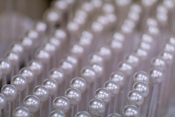 perlas secandose, fabrica de Perlas Orquidea, Montuiri, Mallorca, Balearic islands, spain