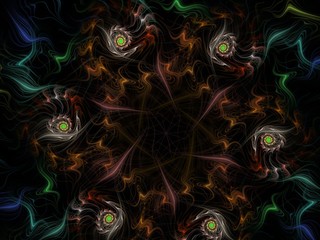 Imaginatory fractal background Image
