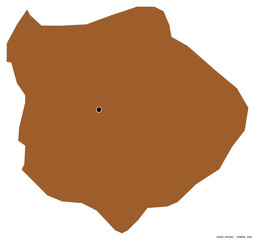 Erevan, city of Armenia, on white. Pattern