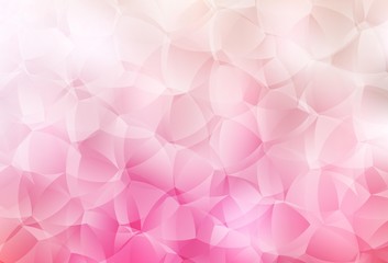 Fototapeta premium Light Pink, Yellow vector background with abstract shapes.