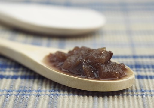 Onion Confit In Spoon