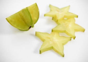 Fototapeta premium Carambola Star Fruit, averrhoa carambola, Exotic Fruit