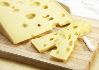 Emmental, French Cheese made from Cow's Milk