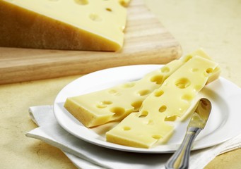 Emmental, French Cheese made from Cow's Milk