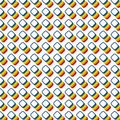 patrón de rombos arcoíris