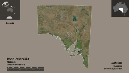 South Australia, state of Australia,. Previews. Satellite