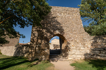 puerta árabe de la Muralla urbana, Medinaceli, Soria,  comunidad autónoma de Castilla y León, Spain, Europe