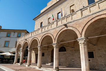 Municipality of Montefalco in the center of the town