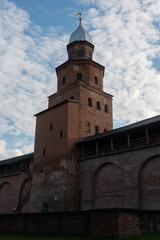 Naklejka premium Veliky Novgorod. Kokuy Tower of the Novgorod Kremlin.Great Novgorod