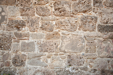 Background in the form of an old stone wall