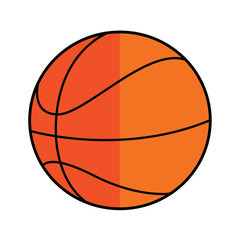 Fototapeta premium Isolated basketball ball icon