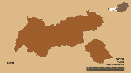 Tirol, state of Austria, zoomed. Pattern