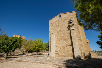 Fototapeta na wymiar ermita de Davalillo, siglo XVI, San Asensio, Logroño, La Rioja , Spain, Europe