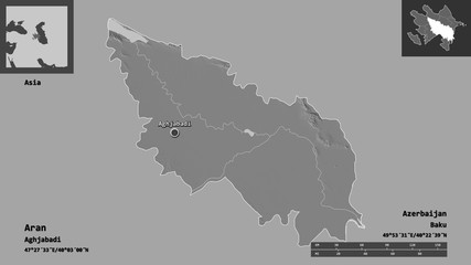 Obraz premium Aran, region of Azerbaijan,. Previews. Bilevel