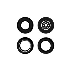 Tire icon symbol vector illustration