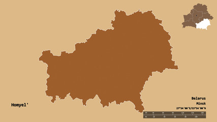 Homyel', region of Belarus, zoomed. Pattern