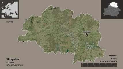 Vitsyebsk, region of Belarus,. Previews. Satellite