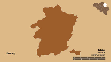Limburg, province of Belgium, zoomed. Pattern