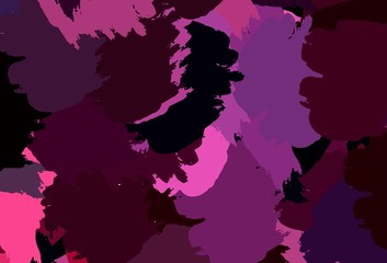 Light Orange vector backdrop with memphis shapes.