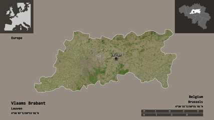 Vlaams Brabant, province of Belgium,. Previews. Satellite