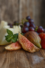 cheese and figs