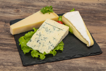 Cheese triangle mix - gorgonzola, brie, parmesan