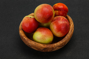 Sweet tasty fresh ripe apricots