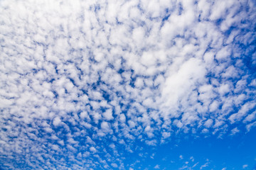 Beautiful clouds with the blue sky background