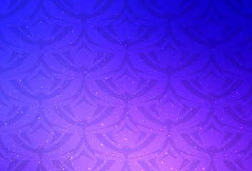 Light Pink, Blue vector backdrop with lines, triangles. Illustration with set of colorful triangles. Pattern for booklets, leaflets