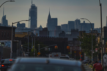 City skyline from Brooklyn