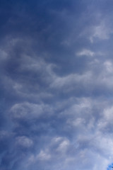 Fototapeta premium Nature Environment Dark cloud sky. Thunderstorm and hurricane clouds