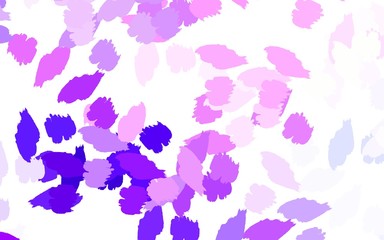 Light Purple, Pink vector backdrop with memphis shapes.