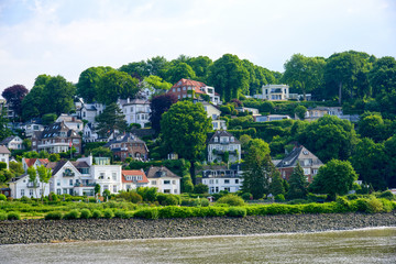 Obraz premium Panorama Hamburg Blankenese