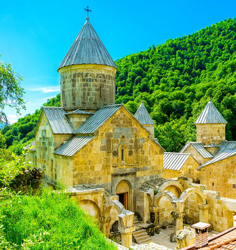 The Haghartsin Monastery in mountains, Dilijan, Armenia