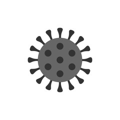 Coronavirus icon. Virus sign isolated on white background