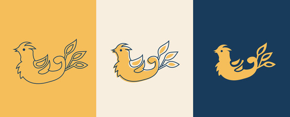 bird logo vector icon template mono line color line art outline.one line bird drawing,bird logo fly,bird outline drawn,bird logo vector,bird element for company .bird line art minimal vintage  10