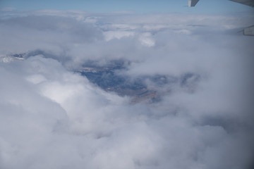 Naklejka na ściany i meble Aerial view of mountains 19