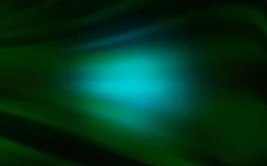 Dark Green vector blurred and colored pattern. Creative illustration in halftone style with gradient. Completely new design for your business.