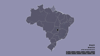 Location of Amapá, state of Brazil,. Administrative