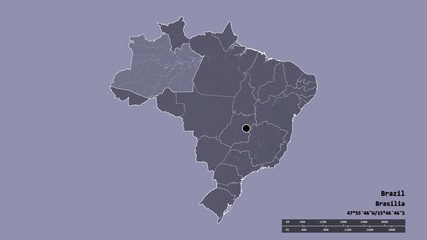 Location of Amazonas, state of Brazil,. Administrative
