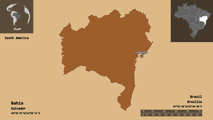 Bahia, state of Brazil,. Previews. Pattern