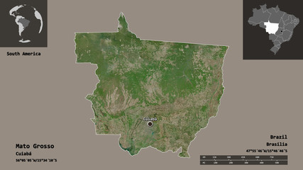 Mato Grosso, state of Brazil,. Previews. Satellite