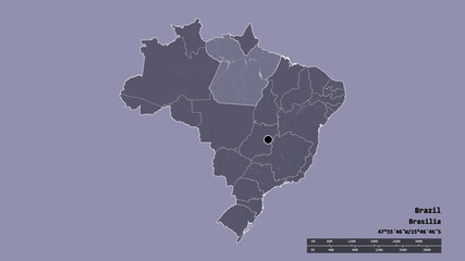 Location of Pará, state of Brazil,. Administrative