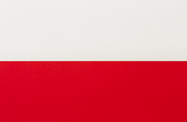 Red and white polish flag