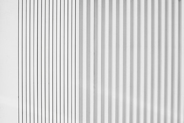 white metal geometric lines wall background