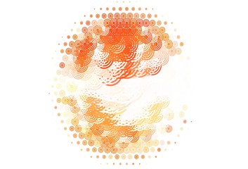 Fototapeta premium Light Red vector layout with circle shapes.