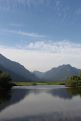mountain lake in the mountains