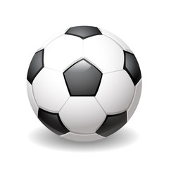 illustration of classic football ball