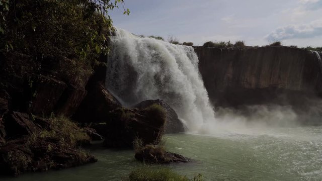 The Dray Nur Waterfall on the Serepok River. Vietnam.